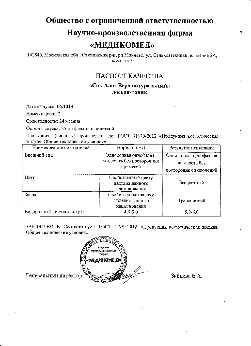 Паспорт №062023